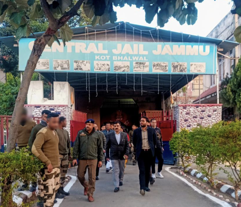 DM Jammu inspects Kot Bhalwal Jail